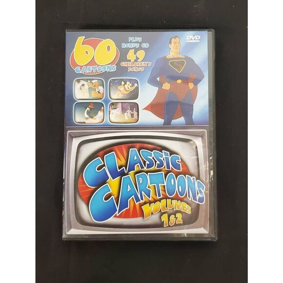 Classic Cartoons Vol. 1 & 2 DVD - Picture 1 of 4